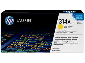 HP 314A Yellow Original LaserJet Toner Cartridge (Q7562A)