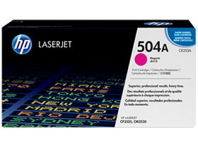 HP 504A Magenta Original LaserJet Toner Cartridge (CE253A)