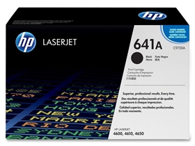 HP 641A Black Original LaserJet Toner Cartridge (C9720A)