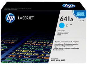 HP 641A Cyan Original LaserJet Toner Cartridge (C9721A)