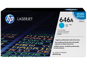 HP 646A Cyan Original LaserJet Toner Cartridge (CF031A)