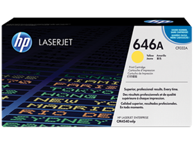 HP 646A Yellow Original LaserJet Toner Cartridge (CF032A)