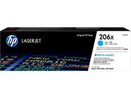HP 206X High Yield Cyan Original LaserJet Toner Cartridge (W2111X)