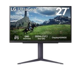 Màn hình LG 27GS85Q-B.ATV 27 inch 2K Nano IPS 200Hz 1ms – Gaming chân đế linh hoạt