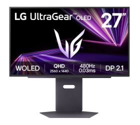 Màn hình LG 27GX790A-B.ATV 26.5 inch OLED 2K 480Hz – 0.03ms, gaming chân đế linh hoạt