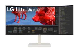 Màn hình LG 38WR85QC-W.ATV 37.5 inch cong Nano IPS WQHD+ 144Hz 1ms – Tỷ lệ 21:9, loa tích hợp, USB-C 90W, chân đế linh hoạt, màu trắng