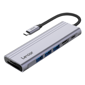 Bộ chia USB Lexar H31 7-in-1 USB-C Hub (LPAH31N-RNHNG)