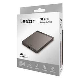 Lexar SL210 Portable SSD 500GB, 550MB/s USB 3.1 Gen2 Type-C (LSL210X500G-RNNNG)