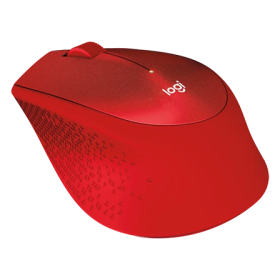 Logitech M331 Silent Plus Red Wireless Mouse (910-004916)