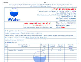 iWater – Dịch vụ cung cấp nước uống cho công ty có xuất hóa đơn VAT đầy đủ