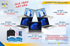 Chương trình khuyến mãi các dòng sản phẩm Laptop HP Core i5 và Core i7