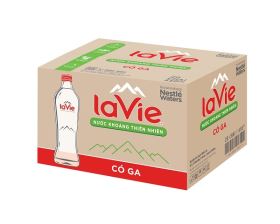 Nước Khoáng LaVie có ga Glass 450ml (Thùng 20 chai)