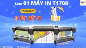 Mua máy in HP DesignJet T1708 nhận ngay 10 cây giấy A0 hoàn toàn miễn phí