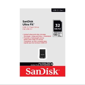 USB SanDisk Ultra Fit 32GB CZ430 – USB 3.2 Gen 1, Thiết Kế Siêu Nhỏ Gọn, Cắm Là Dùng (SDCZ430-032G-G46)