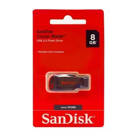 USB SanDisk Cruzer Blade 8GB CZ50 – USB 2.0, Thiết Kế Nhỏ Gọn, Đen Viền Đỏ (SDCZ50-008G-B35)