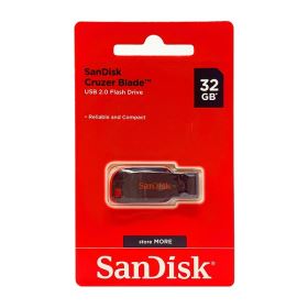 USB SanDisk Cruzer Blade 32GB CZ50 – USB 2.0, Thiết Kế Nhỏ Gọn, Đen Viền Đỏ (SDCZ50-032G-B35)