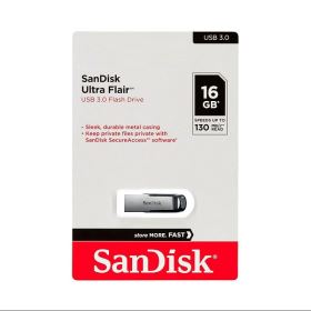 USB SanDisk Ultra Flair 16GB CZ73 – USB 3.0, Vỏ Kim Loại Thời Trang, Tốc Độ Cao (SDCZ73-016G-G46)