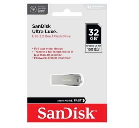 USB SanDisk Ultra Luxe 32GB CZ74 – USB 3.2 Gen 1, Vỏ Kim Loại Nguyên Khối, Tốc Độ Cao (SDCZ74-032G-G46)