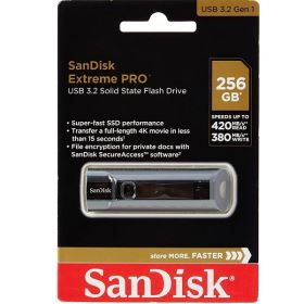 USB SanDisk Extreme Pro 256GB CZ880 – USB 3.2, Vỏ Nhôm Bền Bỉ, Tốc Độ Siêu Nhanh, Bảo Hành Trọn Đời (SDCZ880-256G-G46)