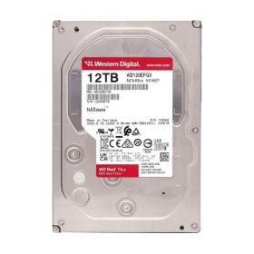 Ổ cứng HDD WD Red Plus 12TB 3.5 inch SATA 6Gb/s 512MB Cache 7200RPM (WD120EFGX) – Chính hãng, màu đỏ, hiệu suất cao, chuyên dụng cho NAS hoạt động 24/7