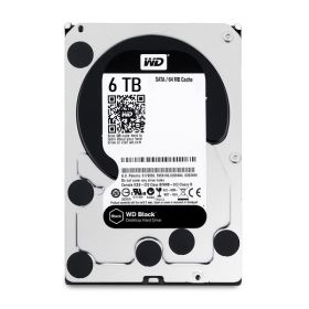 Ổ cứng HDD WD Black 6TB 3.5 inch SATA 6Gb/s 128MB Cache 7200RPM (WD6004FZBX) – Chính hãng, màu đen, hiệu năng cao, lưu trữ chuyên nghiệp
