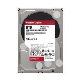 Ổ cứng HDD WD Red Plus 6TB 3.5 inch SATA 6Gb/s 256MB Cache 5400RPM (WD60EFPX) – Chính hãng, màu đỏ, chuyên dụng cho NAS, hoạt động ổn định 24/7