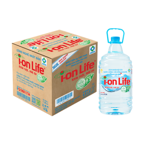 Nước kiềm ion Life 4.5 Lít (Thùng 4 chai)