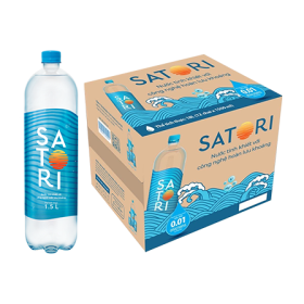 Nước hoàn lưu khoáng Satori 1.5L (Thùng 12 chai)